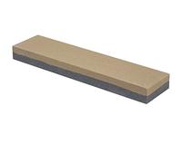 Smith’s 51447 8” Dual Grit Combination Sharpening Stone - Gray - 8” Stone Combination - Coarse Stone - 100 and 240 Grit Sharpening Stone - Assembled in the USA