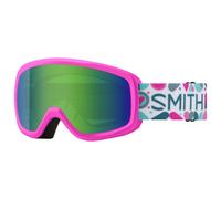 Smith - Snowday Jr Vivid Pink Hearts Green Sol-x Mirror - Masque de Ski