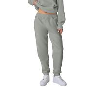 Smith & Solo Pantalon de Jogging Femme en Coton - Chaud, Moderne, Idéal pour l’Hiver et Le Sport (Gris, M)