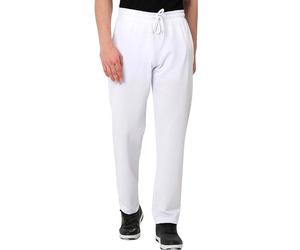 Smith & Solo Pantalon de jogging pour homme - Moderne - Coton - Coupe ajustée - Pantalon de loisirs - Pantalon de sport - Pantalon d'entraînement, Blanc / droit, L