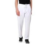 Smith & Solo Pantalon Jogging Homme, Pantalon Survetement Homme Moderne, Pantalon décontracté Coupe Slim en Coton pour garçons, Pantalons de Sport Homme, Blanc/Droit, M