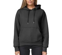 Smith & Solo Sweat à Capuche pour Femme - Col Rond - Slim Fit Loisirs - Manches Longues - Pull Streetwear d'Entraînement en Coton, Blanc, XXL