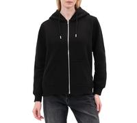 Smith & Solo Sweat à capuche zippé pour femme - Veste de survêtement avec capuche, sweat à capuche, veste à capuche Zippper Automne Hiver, Noir , XXL