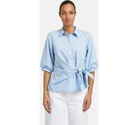 Smith & Soul Smith & Soul Blue Striped Cotton Shirt with Knot Tie Blue small