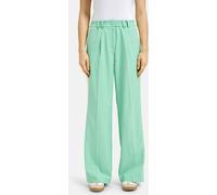 Smith & Soul Smith & Soul Mint Green Wide Leg Woven Trousers With Contrast Side Panel