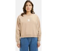 Smith & Soul Smith & Soul Natural Oversized Anagram Cropped Sweatshirt