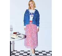 Smith & Soul Smith & Soul Orange Flower Print Mesh Skirt Orange xlarge