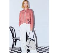 Smith & Soul Smith & Soul Orange Striped SOUL Slogan Pocket Blouse