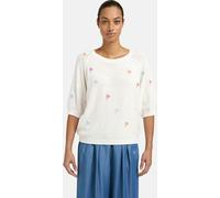 Smith & Soul Smith & Soul White Raglan Sleeve Palms Pullover Jumper