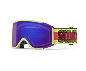 Smith - Squad Mag ChromaPop Mirror S2 + S1 - Masque de ski - M/L - serpentine lined up / ed violet mirror + storm amber