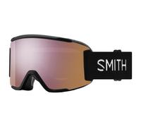 Smith - Masque de ski - Squad S Black / Chromapop Everyday Rose Gold Mirror en Silicone - Noir Noir