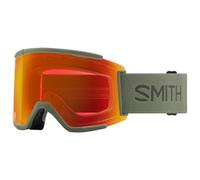 Smith - Squad XL Fatigue Green Chromapop Everyday Red Mirror + Chromapop Storm Yellow Flash - Masque de Ski