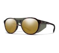 Smith - Venture ChromaPop Polarized Mirror S3 - Lunettes de glacier Matte Tortoise - ChromaPop Glass Polarized Black