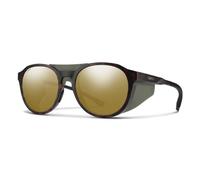 Smith - Venture ChromaPop Polarized Mirror S3 - Lunettes de glacier Matte Tortoise - ChromaPop Glass Polarized Black
