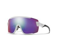 Lunettes smith wildcat blanc ecran chromapop violet mirror
