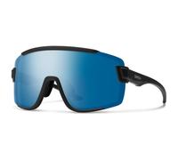 Smith - Wildcat CP Polarized Mirror S3 + Clear S0 - Lunettes vélo - matte black / cp blue mirror