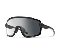 SMITH Wildcat noir mat/chrome photo transparent à gris