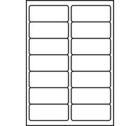 SmithPackaging Lot de 1400 étiquettes d'adresse autocollantes A4, 14 étiquettes par feuille, 100 feuilles, 99,1 x 38,1 mm