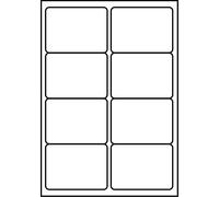 SmithPackaging 800 étiquettes d'adresse autocollantes A4, 8 étiquettes par feuille, 100 feuilles, 99,1 x 67,7 mm
