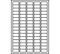 SmithPackaging Lot de 8000 étiquettes d'adresse autocollantes A4, 80 étiquettes par feuille, 100 feuilles, 35,6 x 16,9 mm