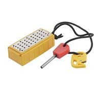 SMITH'S SINCE 1886 50562 Tinder Maker avec Outil d'extérieur Allume-feu, Jaune