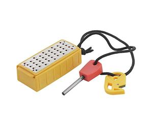 SMITH'S SINCE 1886 50562 Tinder Maker avec Outil d'extérieur Allume-feu, Jaune