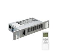 Smith's SS80E Space Saver Slimline Chauffage de plinthe électrique avec grille en acier inoxydable - Convient aux plinthes de 80 mm de hauteur