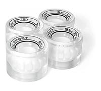 SMJ sport Roues DE Planche DE Planche | 4 pièces | 60 x 45 mm | Blanc Clair