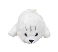 SMJWH Adorable bébé Phoque du Groenland en Peluche, Animal Blanc, poupée Marin Duveteuse, Cadeau Lion de mer Doux et réaliste for