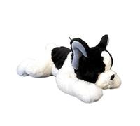 SMJWH Adorable Bouledogue en Peluche, Terrier Super Doux, Chien couché, poupée en Peluche for, Cadeau d'anniversaire
