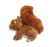 SMJWH Adorable écureuil en Peluche, Animal en Peluche réaliste avec Une Grande Queue Duveteuse, poupée écureuil Douce for et Filles, Cadeau