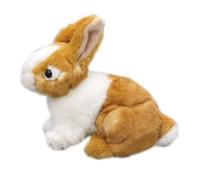 SMJWH Adorable Lapin en Peluche hollandais, Douce et câline, Figurine réaliste de bélier for Adultes, for Les Amoureux des Animaux