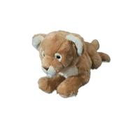 SMJWH Adorable lionceau en Peluche, lionne en Peluche Toute Douce, Jouet éducatif sur Le thème de la Faune, Disponible en Position Assise ou couchée.(Prone Length 40cm)