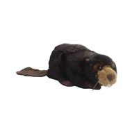 SMJWH Adorable Peluche Castor avec Grandes Dents et Queue Plate, Corps de 25 cm et Queue de 15 cm - for Les et Les Couples