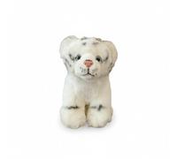SMJWH Adorable Peluche Tigre for Enfant, Douce et réaliste, représentant Un Petit Tigre Blanc ou Jaune. Cadeau d'anniversaire idéal.(White)