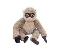 SMJWH Adorable Singe langur en Peluche, Gibbon Gris Tout Doux, Primate à Longue Queue réaliste, Jouet for(B)