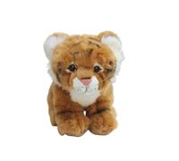 SMJWH Adorable Tigre en Peluche réaliste, Adorable Petit Tigre Doux for, 20 cm, Marron et Blanc, (Brown)