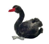 SMJWH Cygne Blanc en Peluche réaliste, Doux et câlin, Oiseau en Peluche à Collectionner, Cadeau for et Adultes(White26cm)