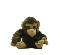 SMJWH Jouet en Peluche de Singe Doux, poupée chimpanzé à Grands Yeux for et Adultes, Cadeau câlin Mignon