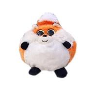 SMJWH Jouet en Peluche Mignon en Forme de Boule de Renard et de Vache, Animal en Peluche aux Grands Yeux, poupée Douce for, Cadeau Fantaisie.(Fox)