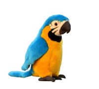 SMJWH Jouet en Peluche Perroquet Ara réaliste, Animal en Peluche Bleu, Vert et Rouge, poupée Oiseau Exotique Douce for et collectionneurs.(Blue)