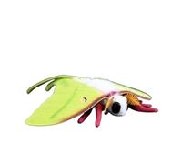 SMJWH Jouet en Peluche réaliste Forme de Papillon Nuit, poupée câline Soie Verte, décoration thématique et Cadeau éducatif for Les