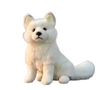 SMJWH Jouet en Peluche réaliste Forme de Renard Roux, Animal Doux Arctique/de feu, poupée animalière Tissu KK for et collectionneurs