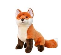 SMJWH Jouet en Peluche Renard réaliste, Animal Roux ou Arctique, poupée, Assis Doux et for collectionneurs(B)