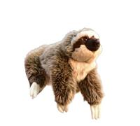 SMJWH Marionnette à Main en Peluche Paresseux, poupée Animal réaliste, marionnette Douce et Moelleuse Trois Doigts for Adultes, Jouet de Jeu rôle Narration interactif