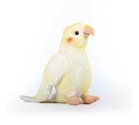 SMJWH Mignon calopsitte en Peluche réaliste Perroquet Animal Doux Oiseau poupée Cadeau d'anniversaire for Amoureux des Oiseaux décoratif pépinière câlins