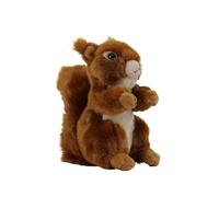 SMJWH Mignon écureuil en Peluche Dessin animé poupée en Peluche avec Queue Peluche Douce for Cadeau d'anniversaire créature des Bois Mascotte décoration de pépinière