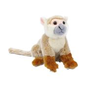 SMJWH Mignon écureuil Singe en Peluche réaliste Animal Doux câlin Primate poupée Cadeau d'anniversaire for Tout-Petits Chambre d'enfant décoration de Salle Jeux Marron