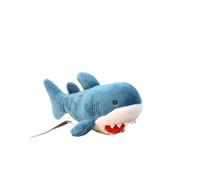 SMJWH Peluche aimantée for réfrigérateur représentant Un Grand Requin Blanc, Animal Marin réaliste avec Aimant, décoration Douce et câline for Amoureux des Requins(Blue)