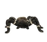 SMJWH Peluche araignée réaliste, Tarentule Douce, Animal en Peluche, Pattes rayées, créature Rampante, poupée Fantaisie, décoration Gothique et Cadeau Farce